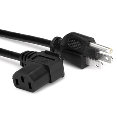 Hosa PWC-148R Right Angle IEC Power Cable 8 ft. image 1
