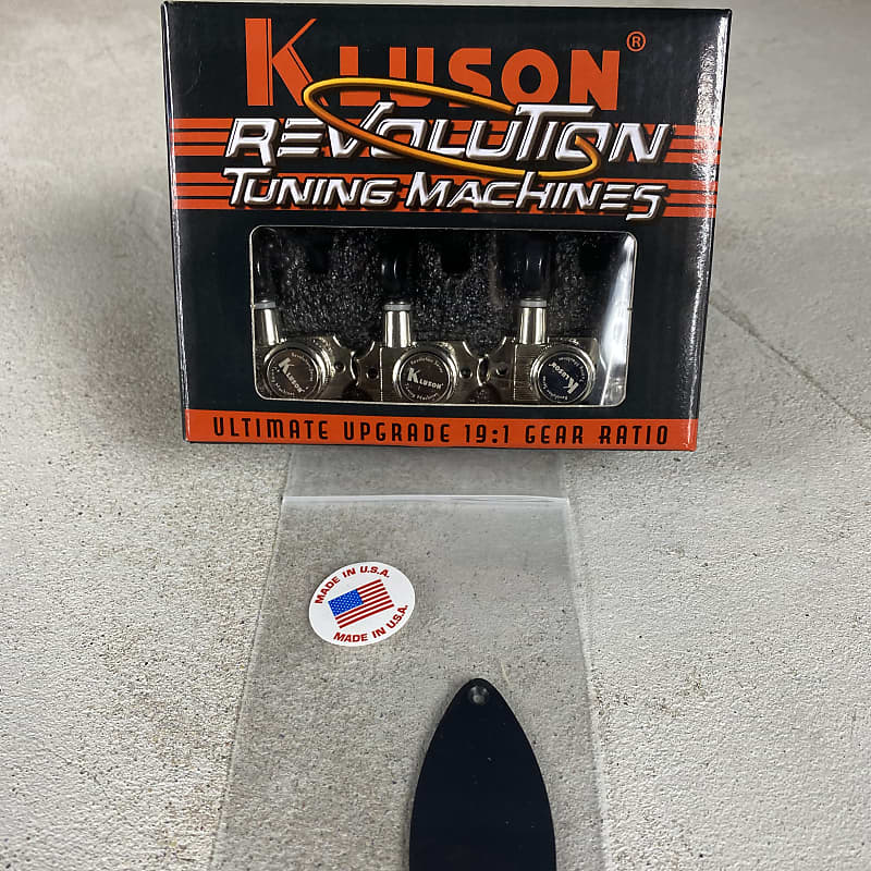 Kluson locking tuners for Silver Sky Se Nickel/black button Reverb