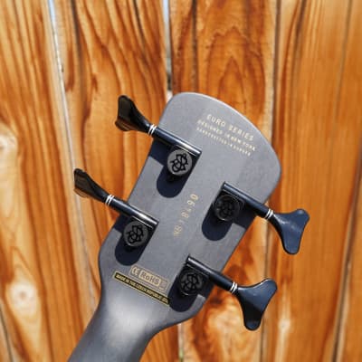 Spector Euro-4LX  Black Stain Matte Left Handed 4-String Electric Bass Guitar w/ Gig Bag (2022) image 10