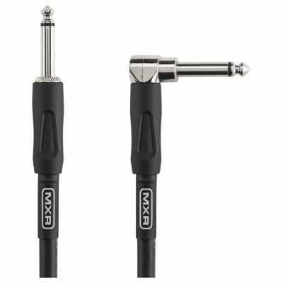 MXR DCIX20R Pro Series 20 ft. Straight to Right Angle Instrument Cable, Black image 4