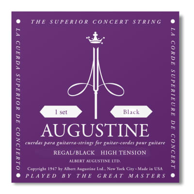 Augustine Regal Black Muta per chitarra classica for sale