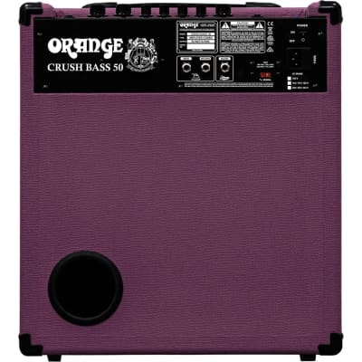 Orange Crush Bass 50 LTD Glenn Hughes Bass Combo Amp - Purple image 2