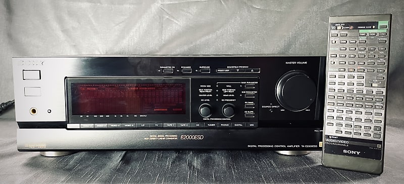 Sony TA-E2000ESD Digital Processing Control Pre-Amplifier w/ RM-P2000  Remote | Reverb