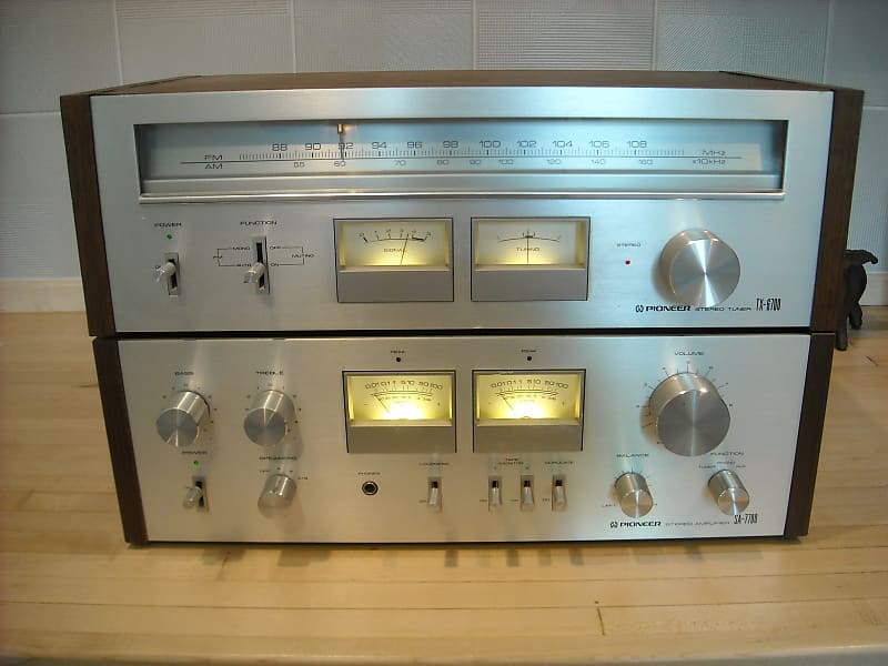 Pioneer SA-7700 TX-6700 1978 - Wood