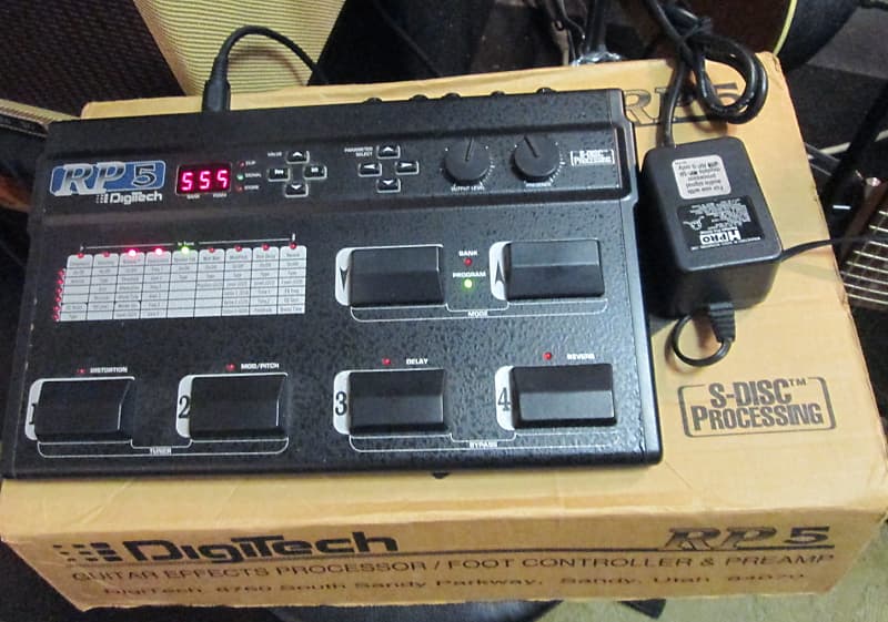 DigiTech RP5 BOX with unit & power supply 1995 as seen NOT Reverb