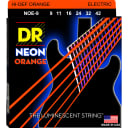 DR Strings NOE-9 Neon Hi-Def Orange Light 9-42 Electric Guitar Strings