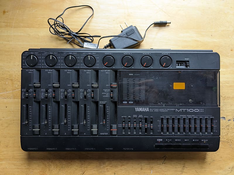 Yamaha MT100 II 4 track cassette recorder | Reverb