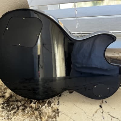 Epiphone Les Paul Custom Pro Electric Guitar Black Ebony w Hard Shell Case image 8