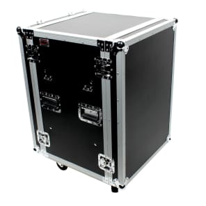 OSP SC16U-20SL 16-Space 20" ATA Shock Mount Amp Case w/ Table