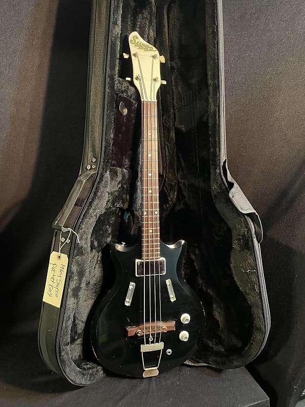 1964 Supro Pocket Bass Black | Reverb