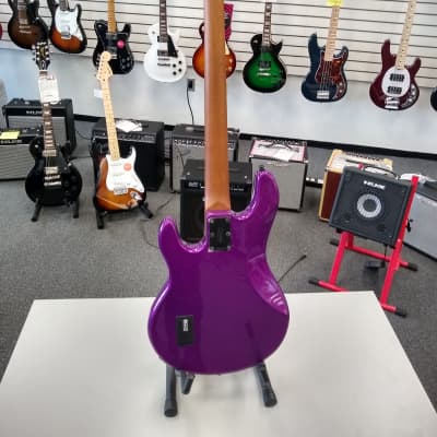 Sterling Music Man Ray34 Purple Sparkle image 4