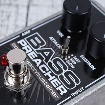 Electro Harmonix Bass Preacher Compressor Sustainer Bass Guitar Effects Pedal image 12