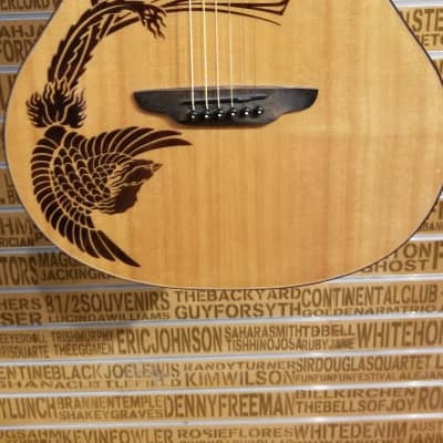 Luna Oracle Phoenix 2 Acoustic/Electric in Natural image 2