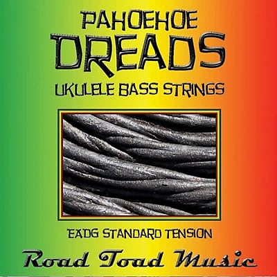 Road Toad Music - Pahoehoe Dreads - 4 string Ukulele Bass Set image 1