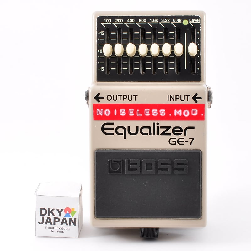 Boss GE7 Modified Noiseless Equalizer PSA Guitar Effects Reverb