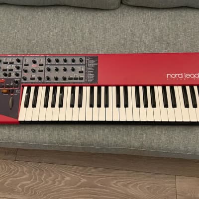 Nord Lead 2X 49-Key 20-Voice Polyphonic Synthesizer Red