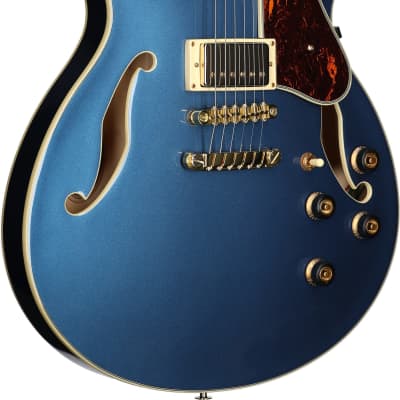 Ibanez AS73G Artcore Semi-Hollowbody Electric Guitar, Prussian Blue Metallic image 4