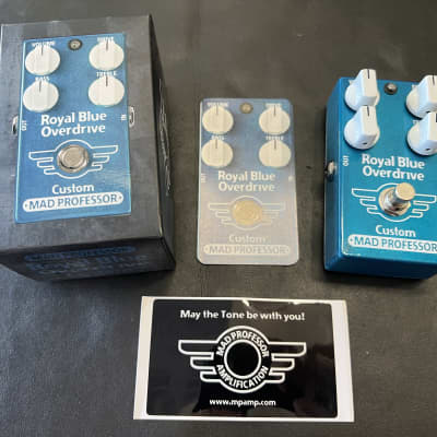 Mad Professor Royal Blue Custom Overdrive Pedal New! | Reverb