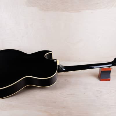 B.C. Rich RAEG2 Acoustic Electric Guitar 1983 Black Made in Japan MIJ w/ Hard Case image 14