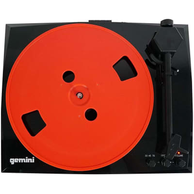 Gemini TT-900BR Vinyl Record Player Turntable with Bluetooth and Dual Stereo Speakers, Black/Red image 3