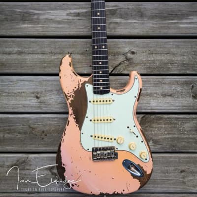 McLoughlin  Custom Relic Stratocaster  2017 Pink image 1