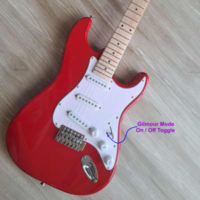 2024 Elite® Stratocaster Gilmour Style Guitar Turbo w/ MOD RED Classic Strat SSS LTD for sale