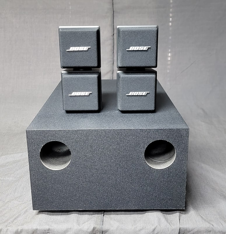 Bose Speaker Am-5 Cube 2024 System 2 Cubes Tested.