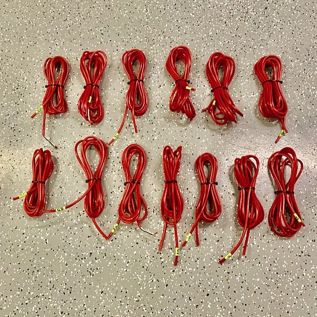 Custom Guitar Amp Speaker Cable made with NOS 50s cable on Reverb