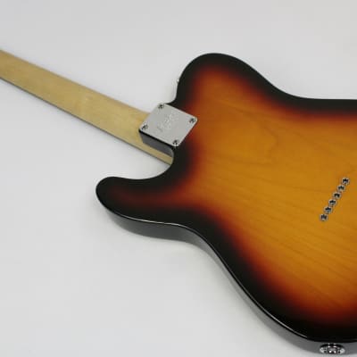Partcaster Esquire-Style Electric Guitar, Hipshot B Bender, 3-Color Sunburst image 4