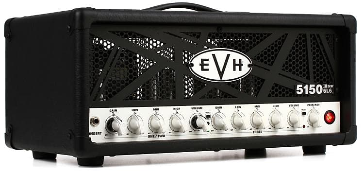 EVH 5150III 50-watt 6L6 Tube Head - Black image 1