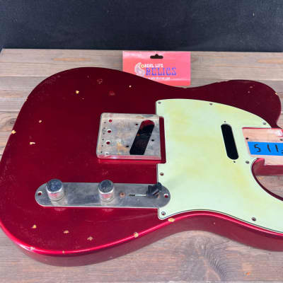 Real Life Relics Tele® Telecaster® Body Aged Candy Apple Red #2 image 2