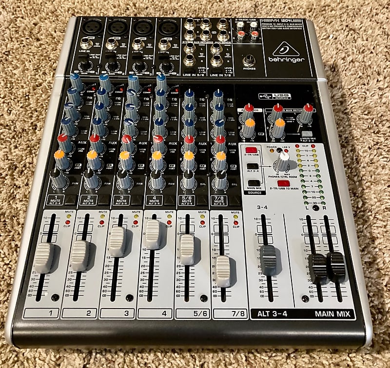 Behringer Xenyx 1204USB 12 Channel Analog Mixer | Reverb