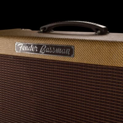 Vintage 1959 Fender Bassman Tweed Guitar Amp Combo image 3