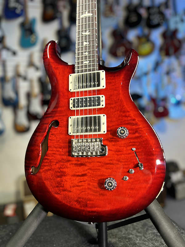 PRS S2 SPECIAL SEMI-HOLLOW - FIRE RED BURST GET PLEK'D! 338 image 1