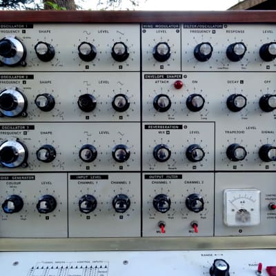 EMS VCS3 1969 + Crickewood DK2 + documents , fully serviced, many mods image 7