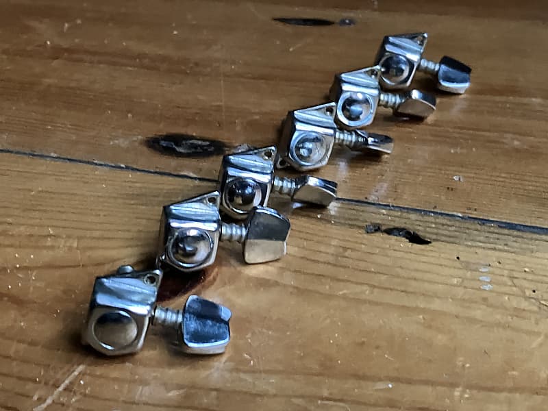 1990s Washburn Chrome Guitar Machine Heads Tuners 6 in Reverb UK