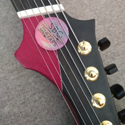 SBC Guitars Terra 2022 Black/Fuchsia image 10