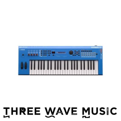 Yamaha MX49 (Blue) - 49-Key Music Synthesizer [Three Wave Music]