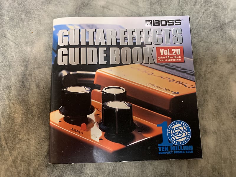 Boss Effects Guide Book Vol 20 Reverb