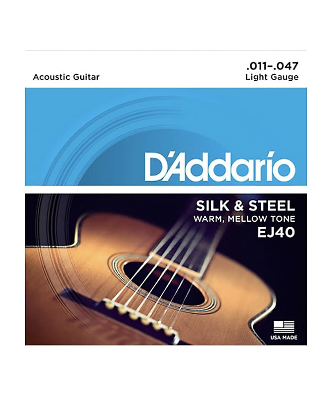 D'Addario EJ40 Silk and Steel 11-47 image 1