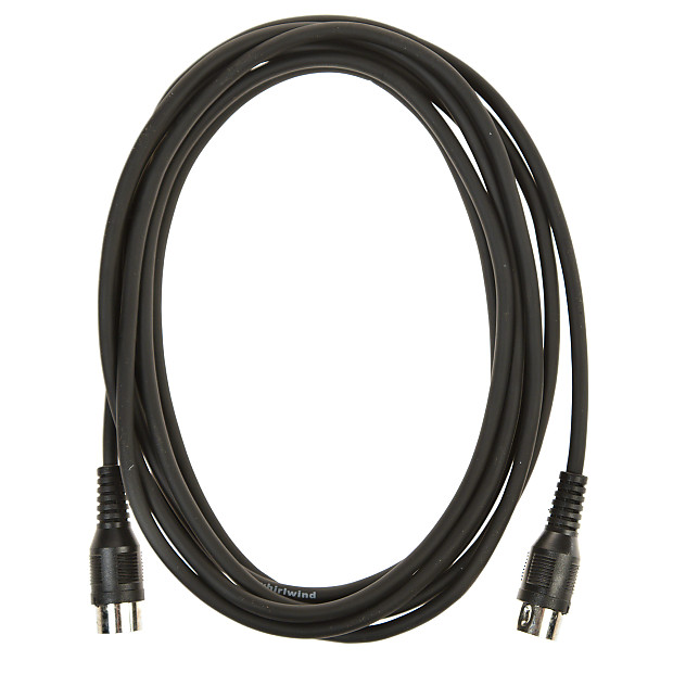 Whirlwind WMD10BK 5-Pin MIDI Cable - 10' image 1