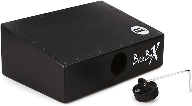 Meinl Bassbox Acoustic Stomp Box Block w/ L-Shaped Beater