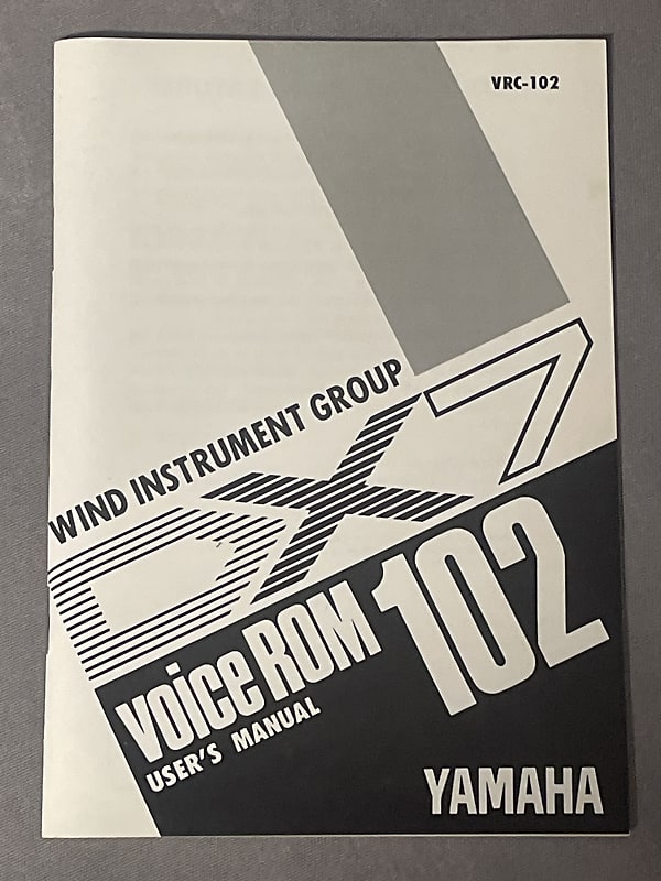 YAMAHA 「 VRC-102 」DATA CARTRIDGE fof DX7 Yamaha vrc-102 wind instrument group DX7 dx5 dx1 Data ROM