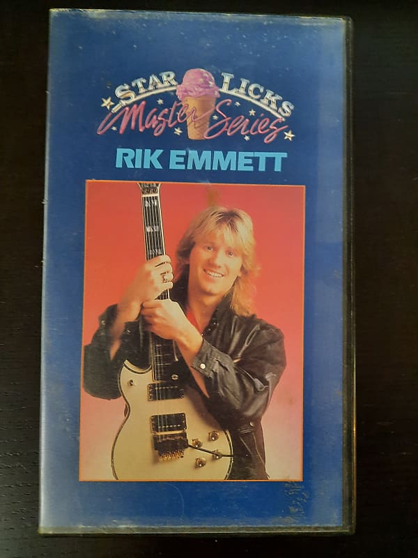 Rik Emmett Star Licks Master Series VHS instructional video Basic Guitar  Styles & Techniques