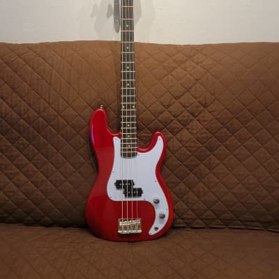 Jay Turser JTB-40-TR Series Solid P Style Body 3/4 Size Maple Neck 4-String Electric Bass Guitar image 4