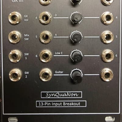 SynQuaNon Eurorack 13-Pin Input Breakout Module - Roland/BOSS GK Guitar Interface with 20dB Gain image 1