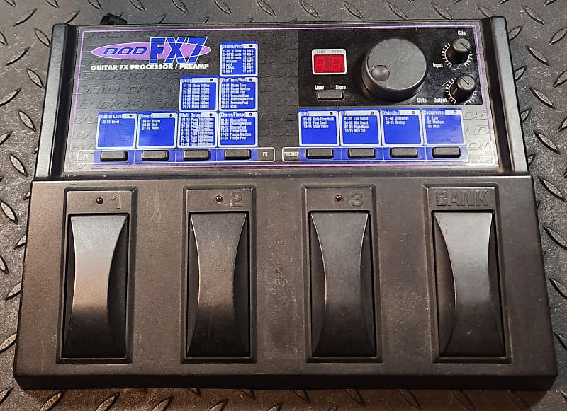 DOD FX7 Guitar FX Processor Preamp Multi Effect FX-7 with