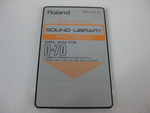 Roland D-70 PN-D70-01 Global Collection Sound Data ROM Card