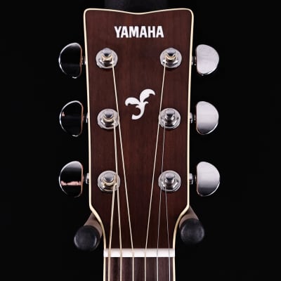 Yamaha FG840 Natural Folk Guitar Solid Top Flame Maple B & S 4lbs 5.5oz image 5