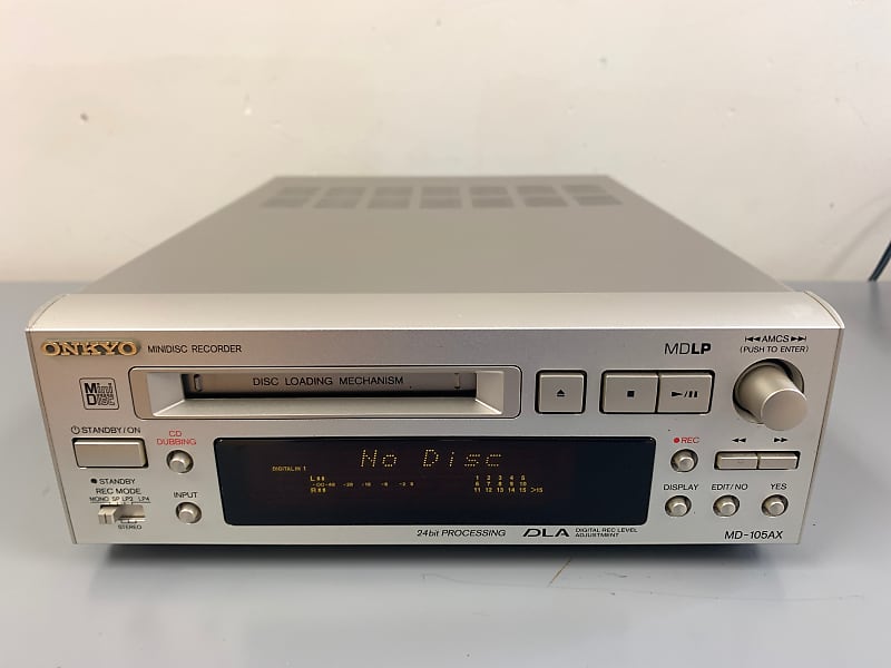Onkyo MD105AX Minidisc Player Recorder Reverb